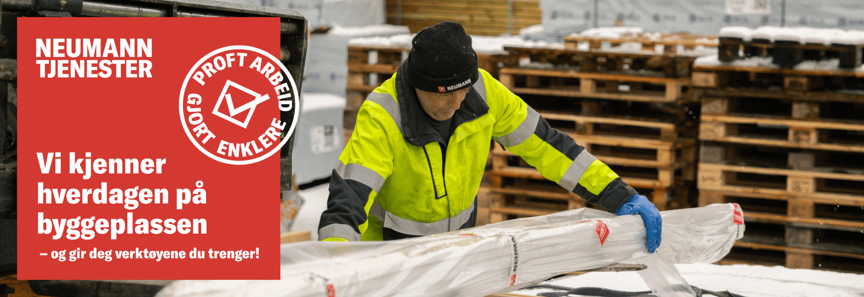Neumann tjenester levering pakking proft arbeid gjort enklere