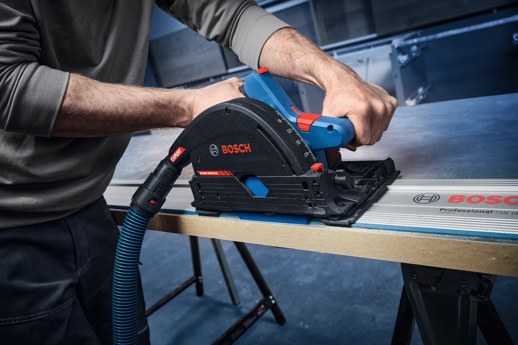Bosch dykksag expert 18V EXKT18V-52G håndverker rettskjæring